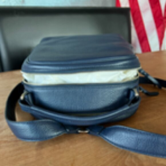 Leather Backpack Ink Blue main image 6